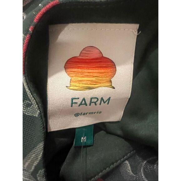 Farm Rio Women's Pineapple Garden Ruched Tulle Bodycon Mini Dress Medium NWT - Picture 10 of 10